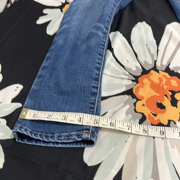 AEO Hi-Rise Jegging Crop Super Stretch Distressed Design Denim Jeans, Size 4 - Picture 14 of 16